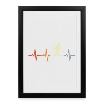 Agriculture Heart palpitations - Framed poster (27 × 37 cm) - black - Front