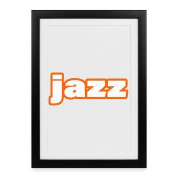 JAZZ - Framed poster (27 × 37 cm) - black - Front