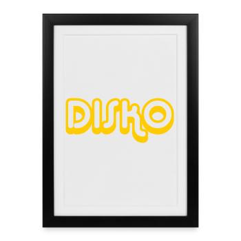 DISCO Nicki - Framed poster (27 × 37 cm) - black - Front