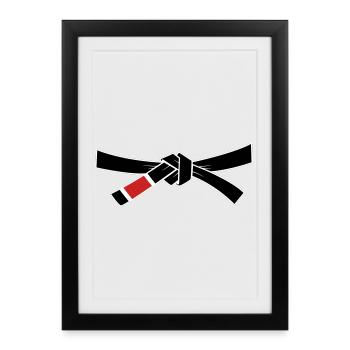 Blackbelt - Black Belt - Framed poster (27 × 37 cm) - black - Front