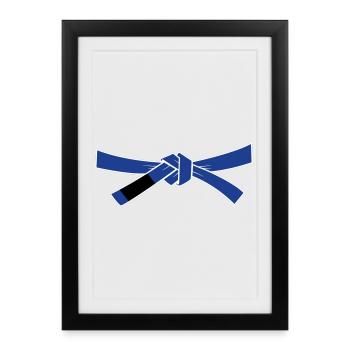 Bluebelt - Blue Belt - Framed poster (27 × 37 cm) - black - Front