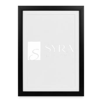 SYRA Beauty Logo: Elegant minimalism - Framed poster (27 × 37 cm) - black - Front
