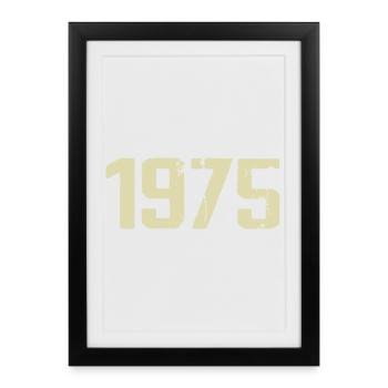 Jubilee 1975 - Framed poster (27 × 37 cm) - black - Front
