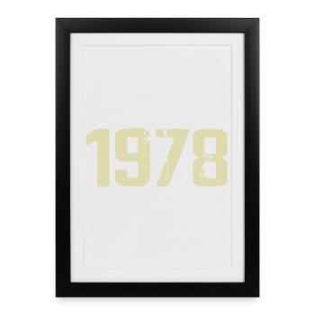 Jubilee 1978 - Framed poster (27 × 37 cm) - black - Front