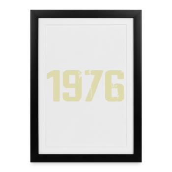 Jubilee 1976 - Framed poster (27 × 37 cm) - black - Front