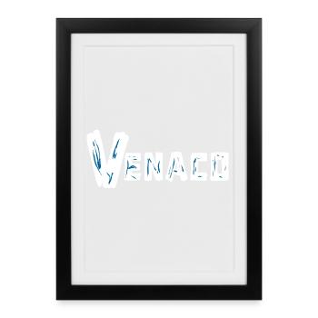 Venaco Greece Corsica - Framed poster (27 × 37 cm) - black - Front