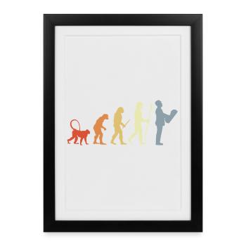 Architect Evolution - Framed poster (27 × 37 cm) - black - Front