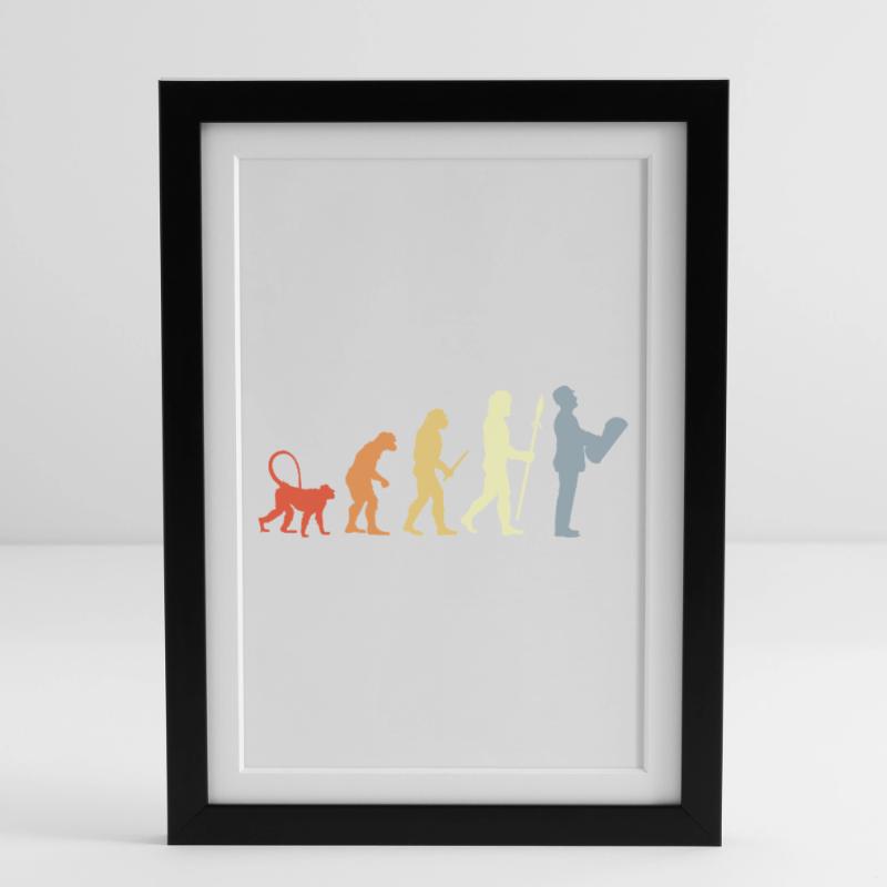 Architect Evolution Framed poster (27 × 37 cm)
