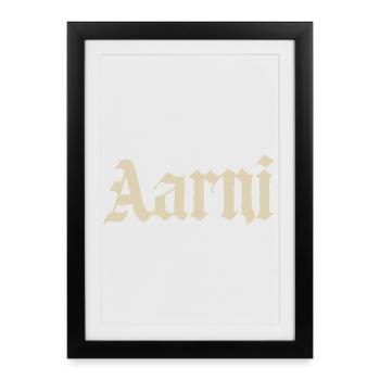 Aarni Gothic Design - Framed poster (27 × 37 cm) - black - Front