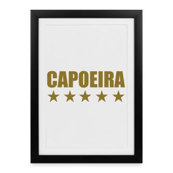 Capoeira - Affiche encadrée (27 × 37 cm) - noir - Devant