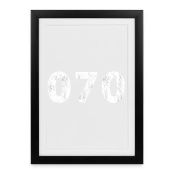 070 The Hague Rijswijk Voorburg Leidschendam - Framed poster (27 × 37 cm) - black - Front