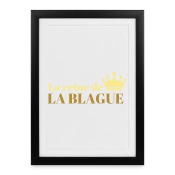The Queen of Jokes - Framed poster (27 × 37 cm) - black - Front