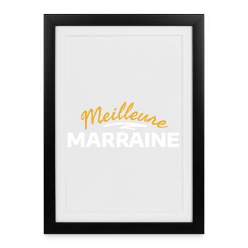 Humorous slogan beetroot wedding - Framed poster (27 × 37 cm) - black - Front