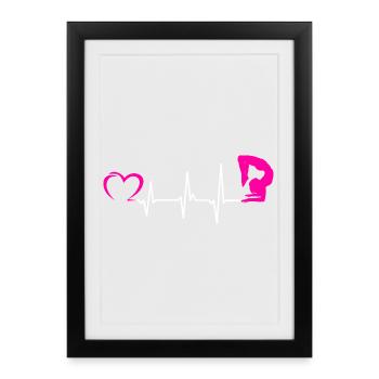 Zitat Für Einen Schlangenmensch - Gerahmtes Poster (27 × 37 cm) - Schwarz - Vorne
