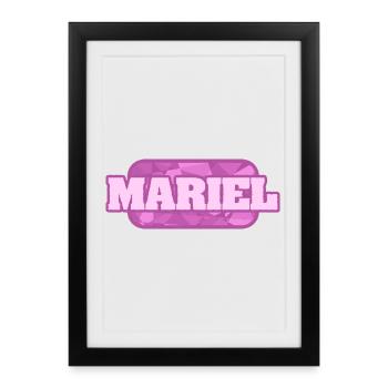 Mariel as health - Framed poster (27 × 37 cm) - black - Front