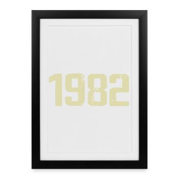 Jubilee 1982 - Framed poster (27 × 37 cm) - black - Front