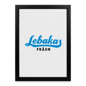 Milling Lebakas - Framed poster (27 × 37 cm) - black - Front