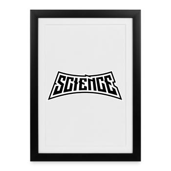 Déclaration scientifique : Déclaration sur l’éducation des nerds - Affiche encadrée (27 × 37 cm) - noir - Devant