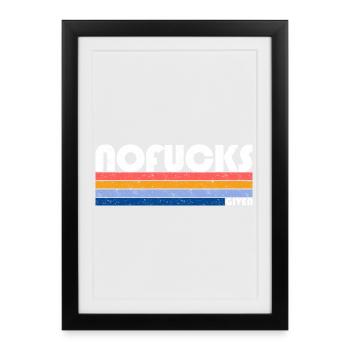 Retro Rainbow Gradient T-Shirt Design - Framed poster (27 × 37 cm) - black - Front