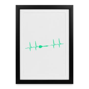 Darts Darts Darts - Framed poster (27 × 37 cm) - black - Front