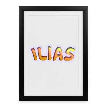 Iliad as a job - Framed poster (27 × 37 cm) - black - Front