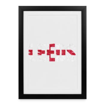 Leeds England - Framed poster (27 × 37 cm) - black - Front