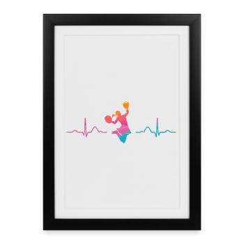 Cheerleader Cheer Mom Cheerleading - Framed poster (27 × 37 cm) - black - Front