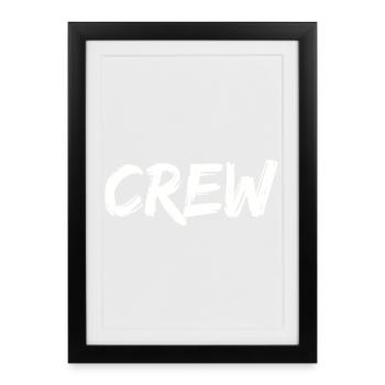 équipage - Affiche encadrée (27 × 37 cm) - noir - Devant