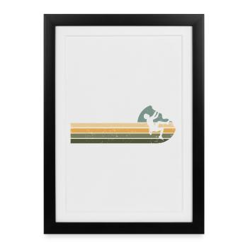 Escalade Escalade Escaladeurs de bloc Escalade Escalade Boulderers - Affiche encadrée (27 × 37 cm) - noir - Devant