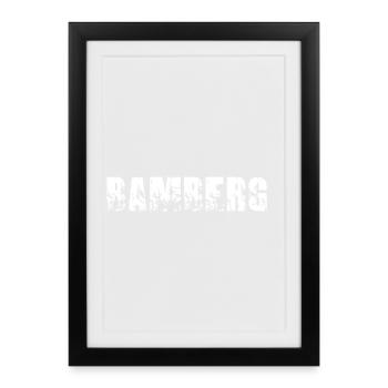 Bamberg - Gerahmtes Poster (27 × 37 cm) - Schwarz - Vorne