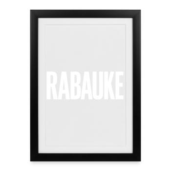Loubard - Affiche encadrée (27 × 37 cm) - noir - Devant