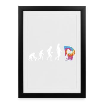 Zitat Für Einen Schlangenmensch - Gerahmtes Poster (27 × 37 cm) - Schwarz - Vorne
