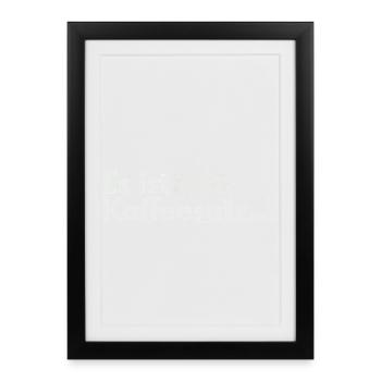 Motif du tracteur de la récolte de café - Affiche encadrée (27 × 37 cm) - noir - Devant