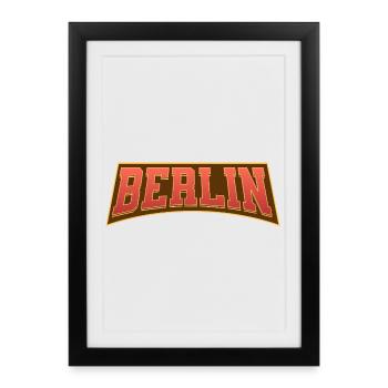 Berlin - Affiche encadrée (27 × 37 cm) - noir - Devant