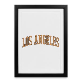 Los Angeles Vintage Arch - Framed poster (27 × 37 cm) - black - Front
