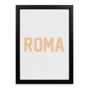 Rom - Affiche encadrée (27 × 37 cm) - noir - Devant