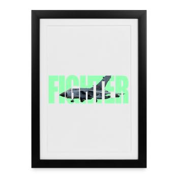 Fighter Tornado - Framed poster (27 × 37 cm) - black - Front