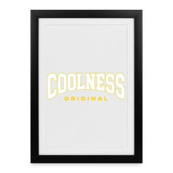 Coolness Original - Framed poster (27 × 37 cm) - black - Front