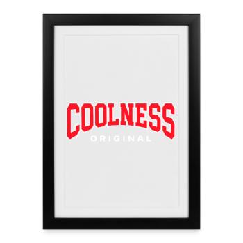 Coolness Original - Framed poster (27 × 37 cm) - black - Front