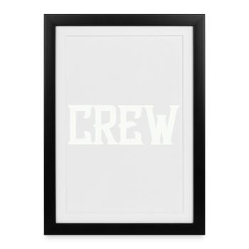 équipage - Affiche encadrée (27 × 37 cm) - noir - Devant