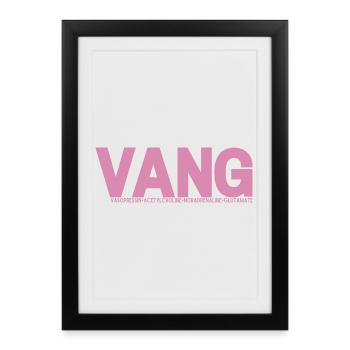 VANG - Framed poster (27 × 37 cm) - black - Front