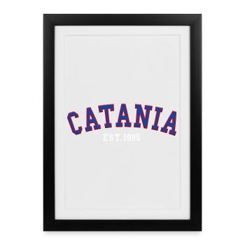 Catane Fondée en 1995 - Affiche encadrée (27 × 37 cm) - noir - Devant