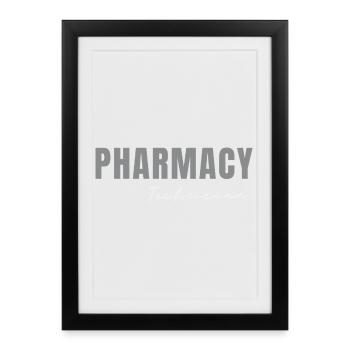 Pharmacy Technician RX Tech Squad Student - Framed poster (27 × 37 cm) - black - Front