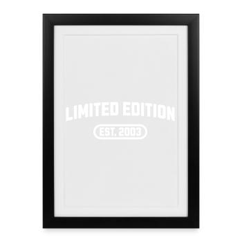 Limited Edition 2003 Birthday - Framed poster (27 × 37 cm) - black - Front