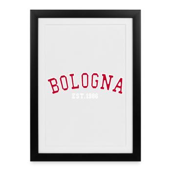 Bologna Est. 1986 - Framed poster (27 × 37 cm) - black - Front
