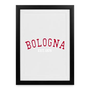 Bologna Est. 1976 - Framed poster (27 × 37 cm) - black - Front