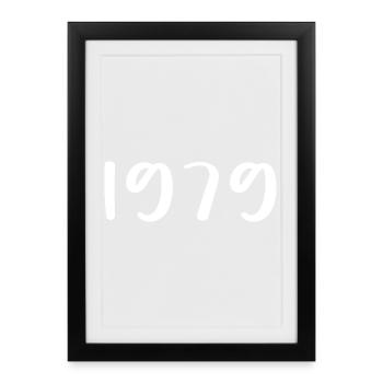 1979 Limited Edition 47th Birthday 1979 - Framed poster (27 × 37 cm) - black - Front