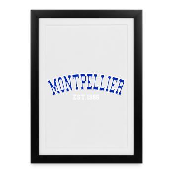 Montpellier Est. 1996 - Framed poster (27 × 37 cm) - black - Front