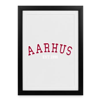 Aarhus Est. 1996 - Framed poster (27 × 37 cm) - black - Front