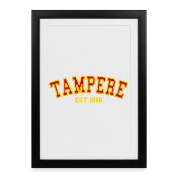Tampere Fondé en 1986 - Affiche encadrée (27 × 37 cm) - noir - Devant